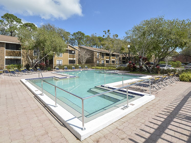 Outdoor Pool Bench Seating